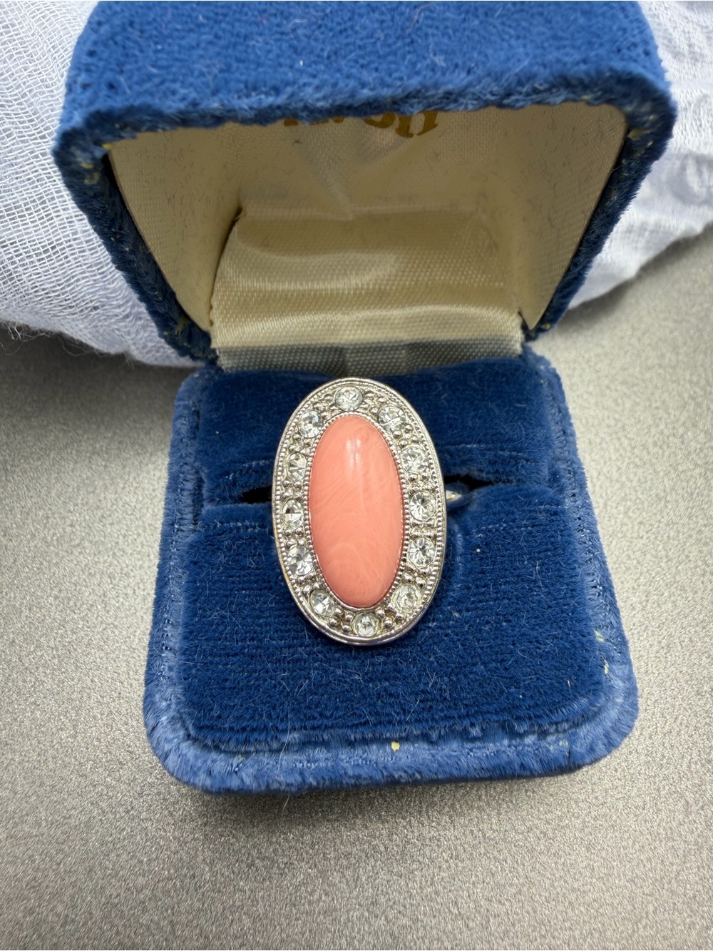 Vintage Avon Pale Fire ring  #419R